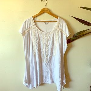 *SET OF TWO* RXB embroidered tunic tees